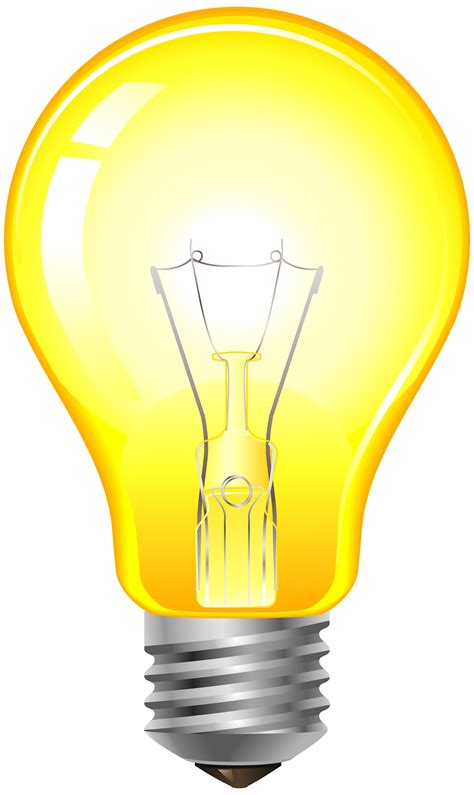 Light bulb clip art realistic, Light bulb clip art realistic Transparent FREE for download on ...