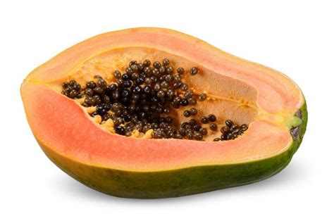 Ripe Papaya Isolated On White Clipping Path | Ripe papaya, Fruit in season, Papaya