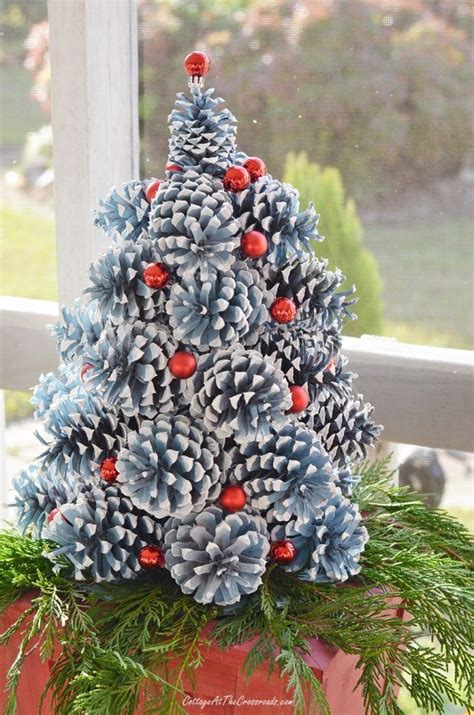 How to Make Pine Cone Christmas Trees | Pine cone christmas tree, Pine ...