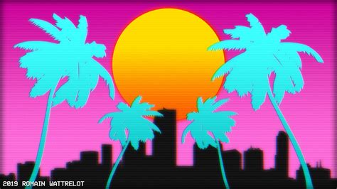 Miami Vice Retro Wallpapers - Wallpaper Cave