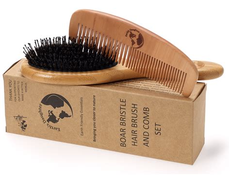 Natural Boar Bristle Hair Brush An Effective, Healthy Conditioner ...