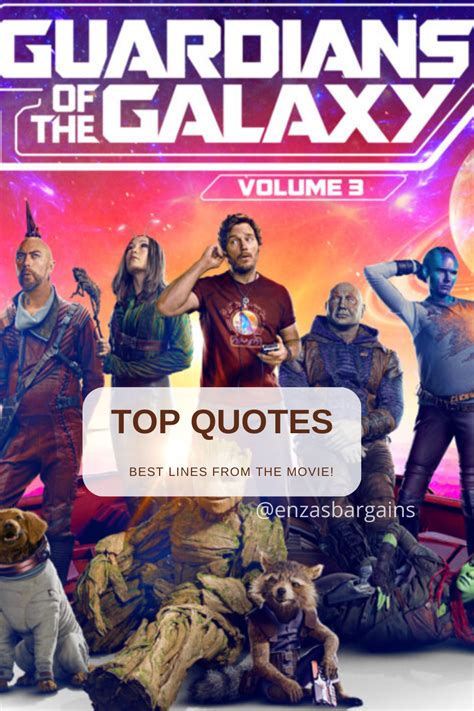 Guardians of the Galaxy Vol. 3 Quotes - Enza's Bargains