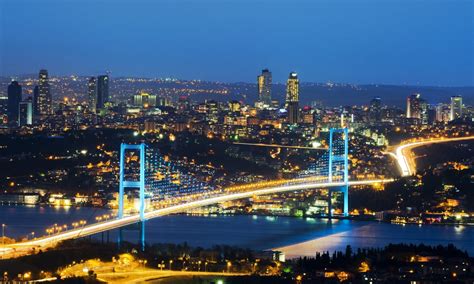 The night view of Bosphorus brudge 8k Ultra HD Wallpaper and Background ...