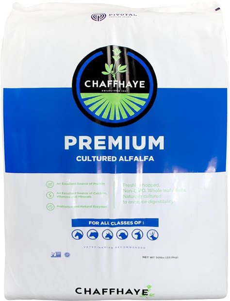 Amazon.com : Chaffhaye, Premium Cultured Alfalfa Hay for Livestock and ...