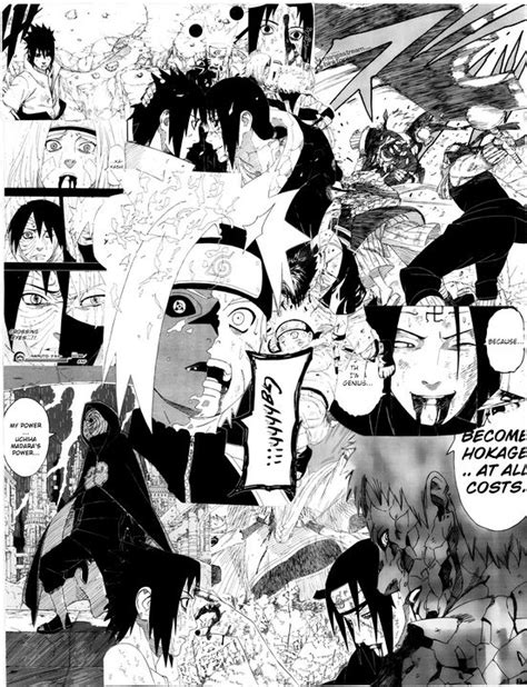 Naruto Manga Collage - Anime Collage Store - Drawings & Illustration, Fantasy & Mythology, Other ...