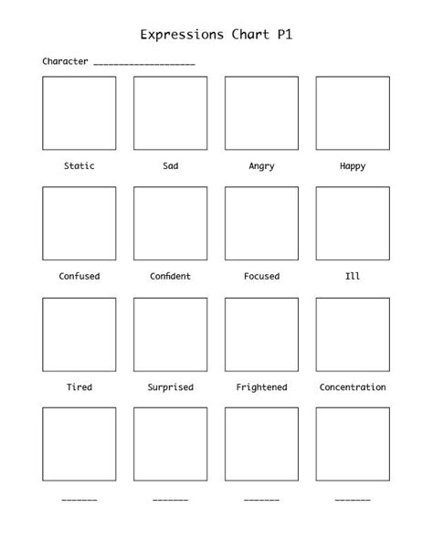 Character Expression Sheet by ixis on DeviantArt