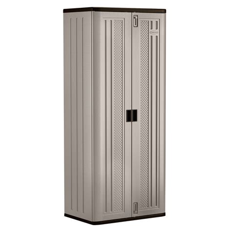 Suncast 30-in W x 72-in H x 20.25-in D Plastic Freestanding Garage Cabinet at Lowes.com