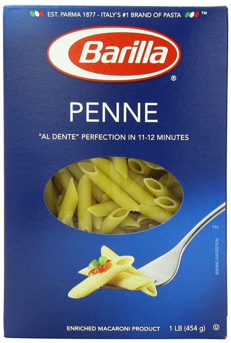 Barilla Pasta, Penne, 16 Ounce (Pack of 12) - Walmart.com