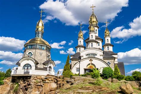 Christian Church Cross in High Steeple Tower for Prayer Stock Image ...