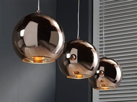 Collectie Prima-Lux en Idee+: hanglamp bestaande uit 3 lampen | Koperen ...