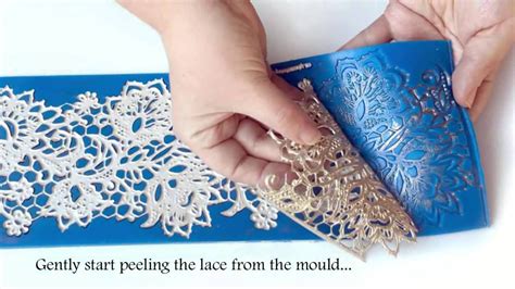 TUTORIAL: How to make perfect edible lace for cakes when you don't have ...