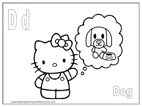 Free Hello Kitty Coloring Pages