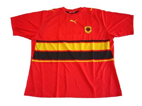 PUMA ANGOLA 2006 HOME JERSEY RED - Soccer Plus