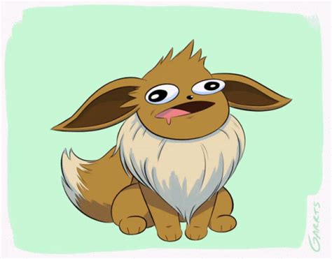 Eevee Derp GIF - Eevee Derp Pokemon - Discover & Share GIFs