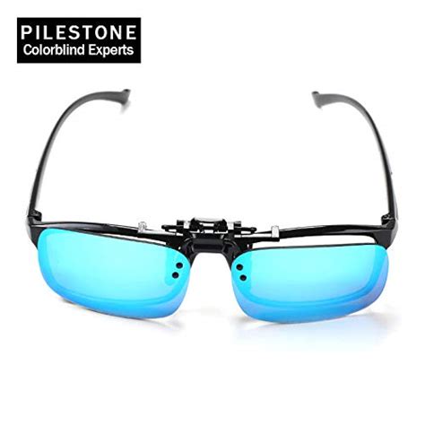 PILESTONE TP-018 (Type A) Colour Blind Corrective Glasses Clip-On Lenses for Red/Green Colour ...