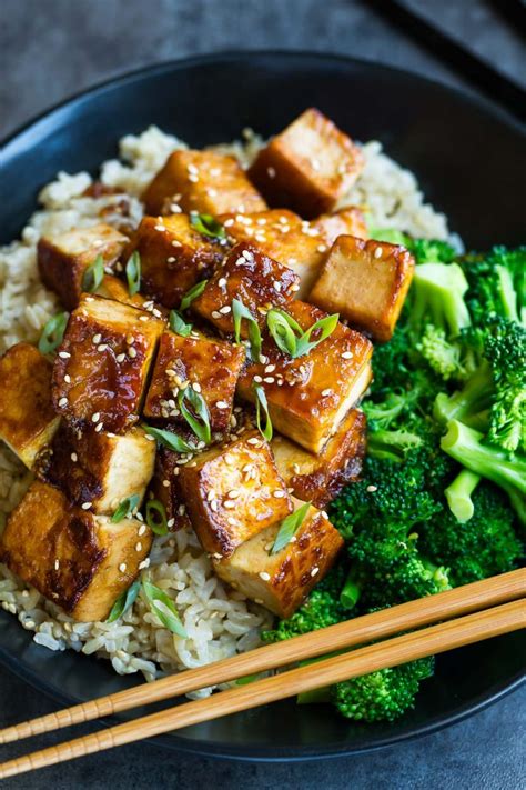 Honey Garlic Tofu Recipe - Peas and Crayons