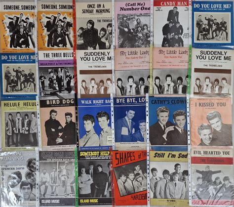 Lot 47 - SHEET MUSIC ARCHIVE - ROCK N ROLL / POP.