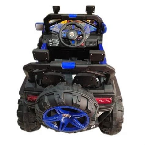 Black And Blue Remote Control Ride On Kids Jeep at Rs 11000 in Mansa ...