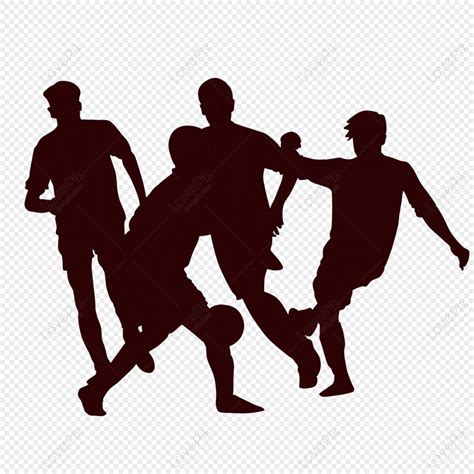 Soccer Player Silhouette Clipart Of Men