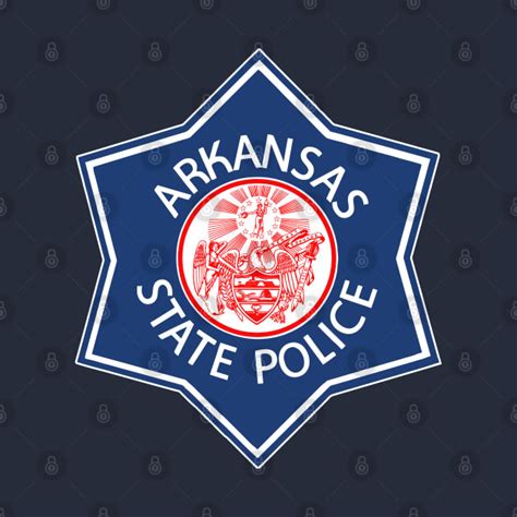 Arkansas State Police logo crest - Arkansas State Police - T-Shirt ...