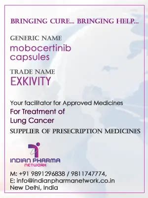 Mobocertinib Capsules Cost-Price In India