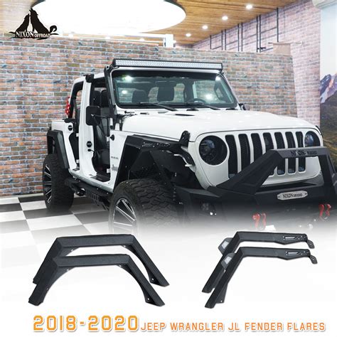 Buy Fender Flares for 2018-2023 Wrangler JL 4 Doors and 2 Doors with ...