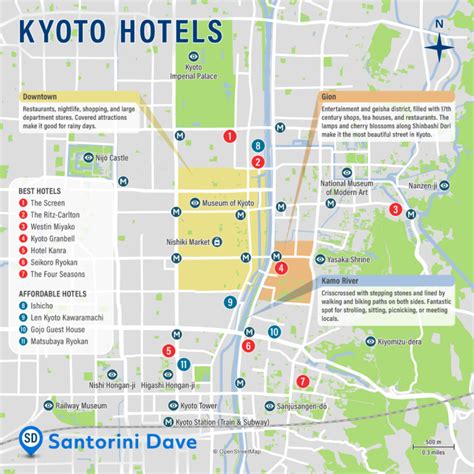 KYOTO HOTEL MAP - Best Areas, Neighborhoods, & Places to Stay