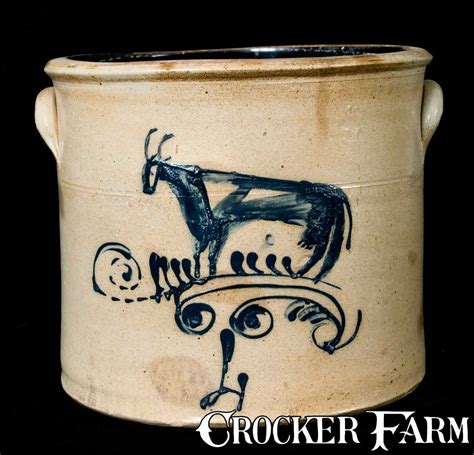 Ohio and Midwestern Stoneware & Redware - Crocker Farm Stoneware Auction