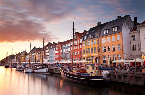 colorful homes line in copenhagen, denmark photo | One Big Photo