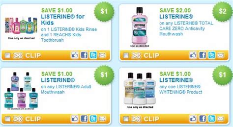 HOT new Listerine Coupons! Plus CVS Scenario, for TODAY ONLY ...