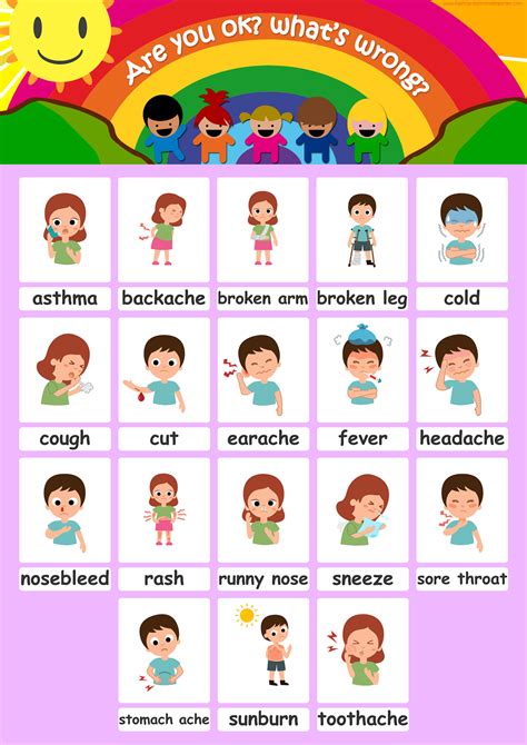 FREE Health Flashcards for kindergarten!