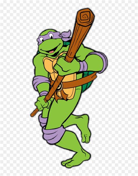 Cartoon Characters - Teenage Mutant Ninja Turtles Cartoon Donatello - Free Transparent PNG ...