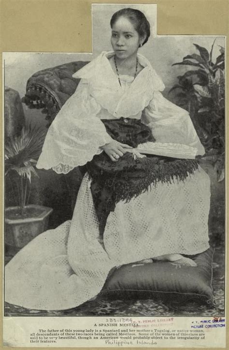 A Spanish Mestiza. - NYPL Digital Collections | Filipino art ...