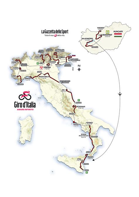 2022 Giro d'Italia: Full race route confirmed with just 26km of time trialing | Cyclingnews