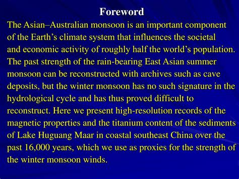 PPT - Influence of the intertropical convergence Zone on the East Asian ...