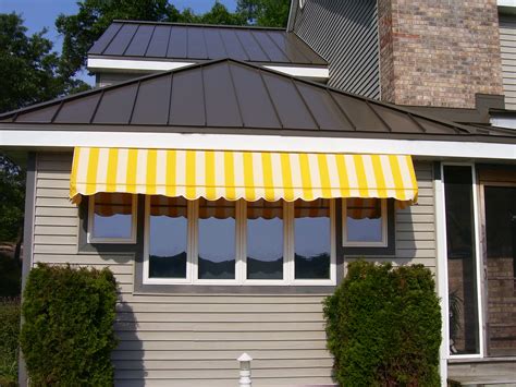 Residential Canvas Window Awnings | Muskegon Awning