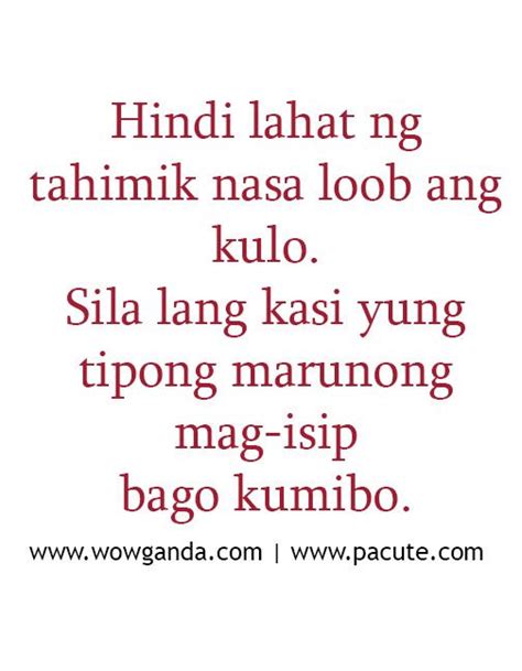 Tagalog Quotes - Mga Patama Love Quotes Tahimik | Tagalog quotes, Tagalog quotes hugot funny ...