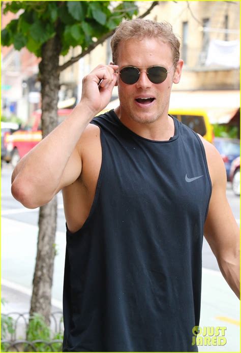 Sam Heughan Shows Off Muscles After Workout in NYC: Photo 4958787 ...