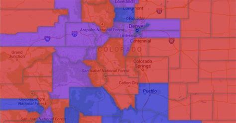 Colorado Counties Political Map – Warehouse of Ideas