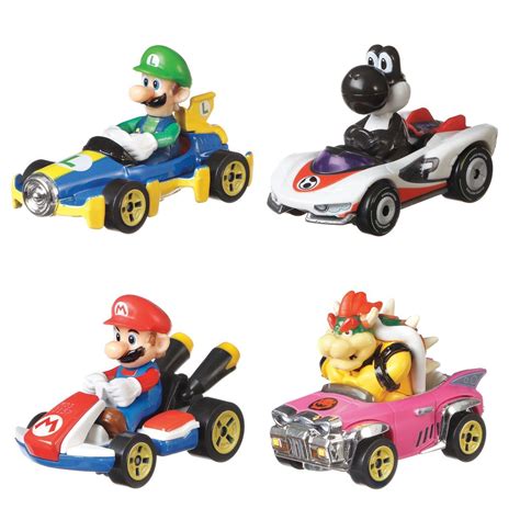 Hot Wheels Mario Kart 4 Pack