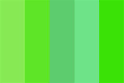 Shades Of Light Green Color Palette