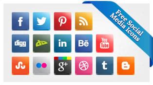 Free High Quality Social Media Icons For iPhone & Technology Blogs
