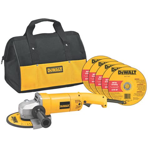 DeWalt DW840 7" Medium Angle Grinder - Lock On Switch - BC Fasteners