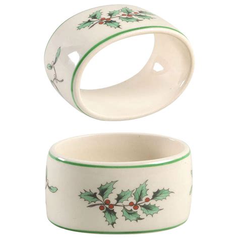 Spode CHRISTMAS TREE (GREEN TRIM) Napkin Ring 6421906 | eBay