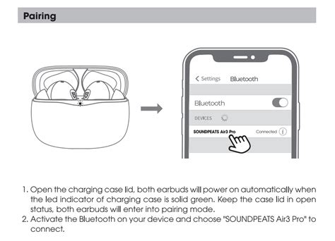 SoundPEATS Air 3 Pro Manual | Step-by-step Guide