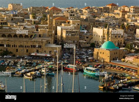 An aerial photo of Acre old city Stock Photo - Alamy