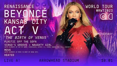 Beyoncé | RWT FINAL SHOW: Act V — Live in Kansas City at Arrowhead Stadium (CLUB REN VIP View ...