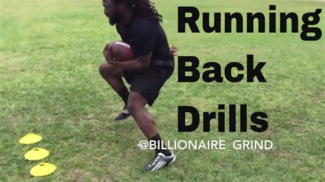 Running back drills - YouTube