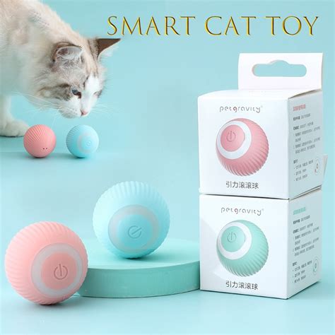 Smart Cat Toys Automatic Rolling Ball Electric Cat Toys Interactive For ...