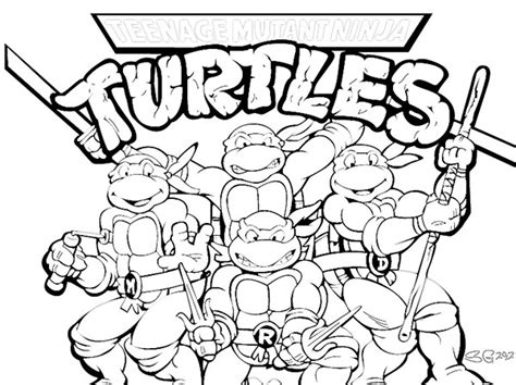 TMNT COLORING PAGES - Ausmalbilder Gratis